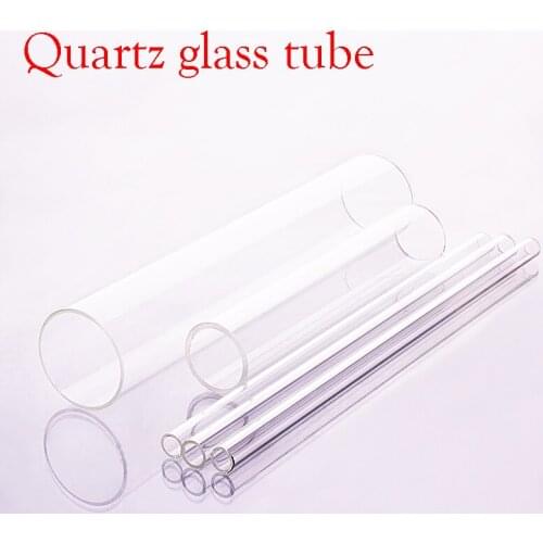 10 pcs Quartz glass tube,Outer diameter 12mm,Full length 1000mm,High temperature resistant glass tube