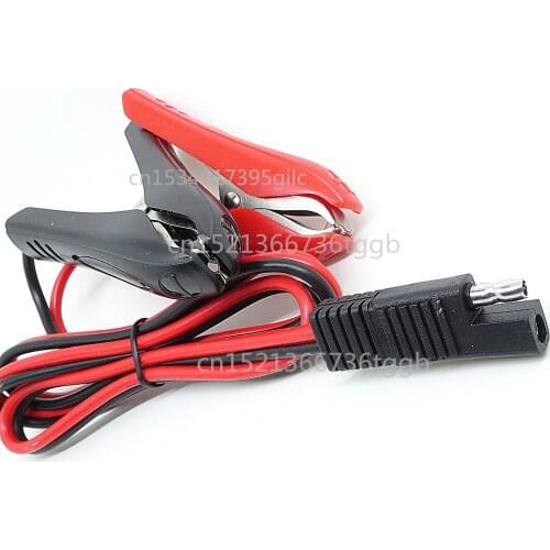 Battery charger clip line SAE to alligator clip line DC line Quick connect battery charging cable Connector 10A
