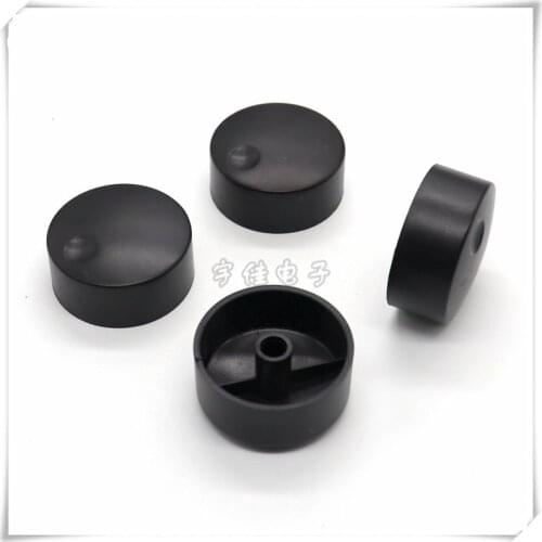 10 Piece 34.5*16MM black plastic knob cap flower handle potentiometer knob cap encoder knob