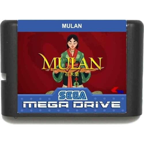 Mulan 16 bit MD Game Card For Sega Mega Drive For Genesis