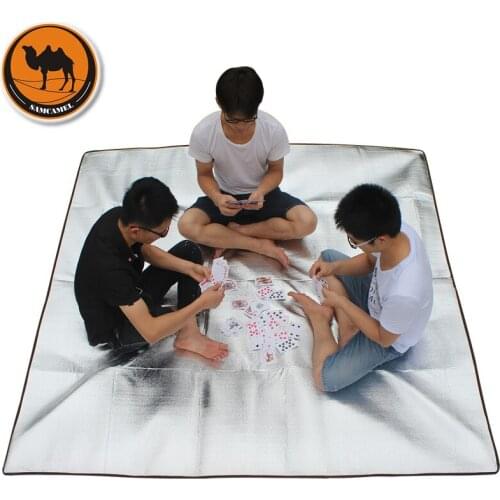 200*150cm,200*200cm double sided aluminum film dampproof pad, aluminum foil cushion, outdoor camping tent