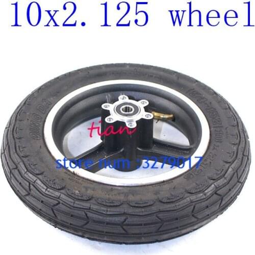 2019 Hot Sale 10 Inch 10x2.125 Wheel Hub& Tire for Electric Scooter Balancing Hoverboard Self Smart Balance Scooter Tyre