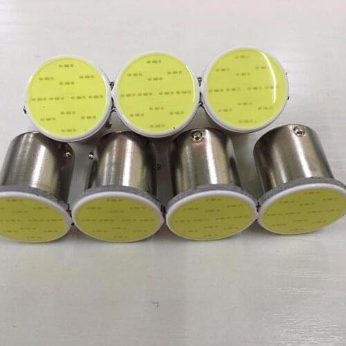 10PCS Car Brake Signal Lights Lamp P21W BA15S Led Bulbs External Lights Car-Styling