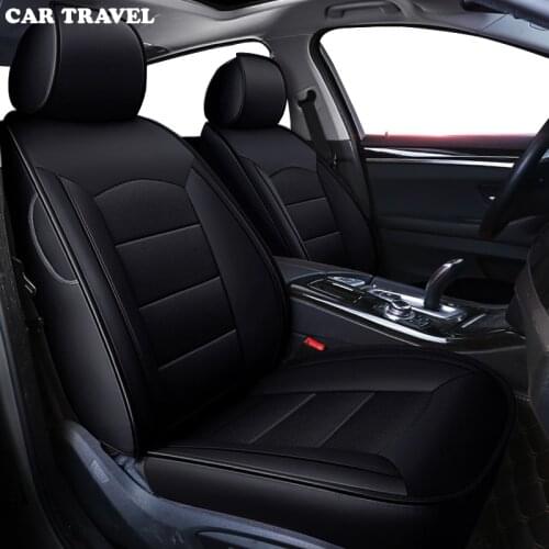 CAR TRAVEL Custom real leather car seat cover for Tesla MODEL-X Automobiles Seat Covers auto Accessories car seats styling