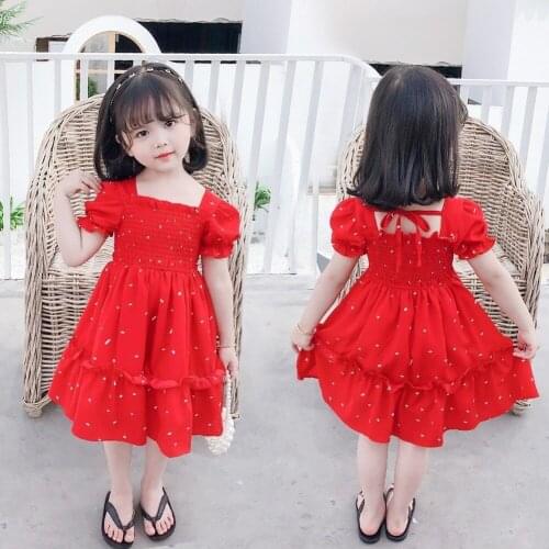 Childrens New Girls' Dress In Spring And Summer Girls Dresses For Party And Wedding Baby Girl Clothes