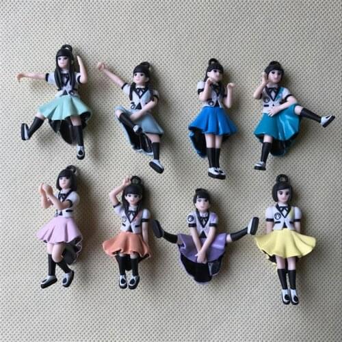 Pvc figure cup toy Private Middle School 8pcs/set