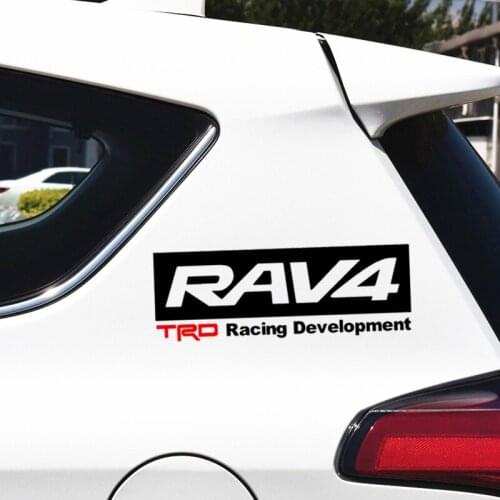 RAV4 Racing Development Car Stickers Creative Decoration Decals For Toyota Tail Trunk Auto Tuning Styling Vinyls D20