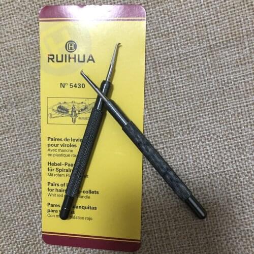 Watch repair tool lift watch pointer take needle pliers spring clamp set pry bar black straight shovel
