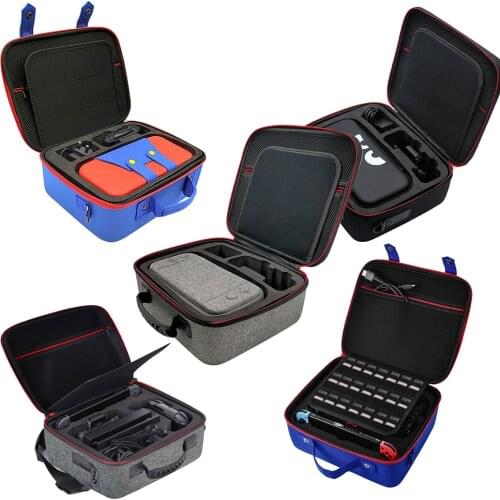 Small + Large Storage Deluxe Bag for Nintendo Switch Protable Hard Carrying Case for Nitendo Switch Gaming Console Accessories