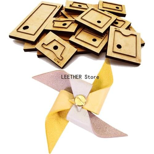 New Japan Steel Blade Rule Die Cut Punch Key Windmill Pendant Cutting Mold Wood Dies for Leather Cutter for Leather Crafts