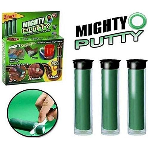 New 3pcs per set Mighty Putty Mightyputty Resin, EPOXY Putty, Clay,power Putty,magic Putty ,POWERFULL ADHESIVE SUPER GLUE Tool