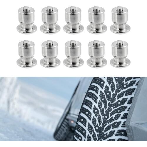 100pcs Tyre Winter Tire Spikes Car Tires Studs Screw Snow Spikes Wheel Tyre Snow Chains Studs For Auto Car SUV ATV Truck
