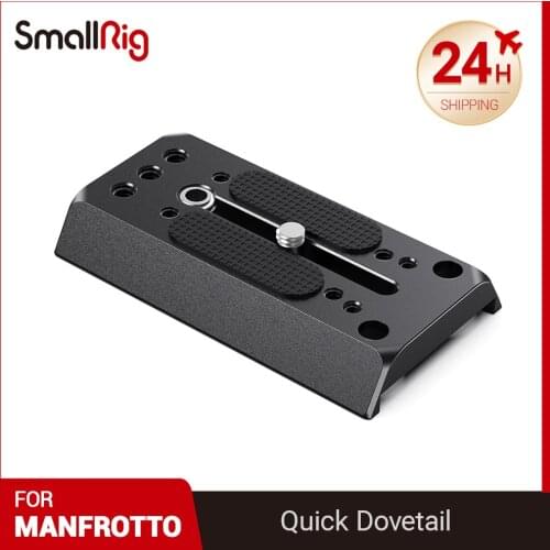 SMALLRIG Camera Quick Dovetail (Manfrotto) for Manfrotto 577, 501, 504, 701 for Video Shooting Quick Release Plate 1280