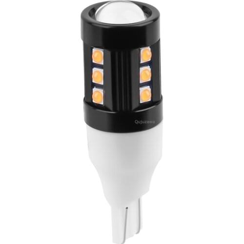 100PCS T15 W16W WY16W LED Car Tail Brake Light Turn Signal Lamp Auto Rear Reverse Bulb Daytime Running Light Red White Yellow