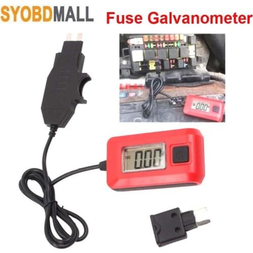 High Accuracy 0.01A ~ 19.99A Automotive Fuse Galvanometer Leakage Tester Car Circuit Fault Finding Vehicle Fuse Diagnostic Tool