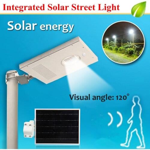 12V 5W 8W 12W 15W 20W Energy Saving Solar LED Street Light Road Garden Park Light with Sensor Outdoor Integrated LED Light