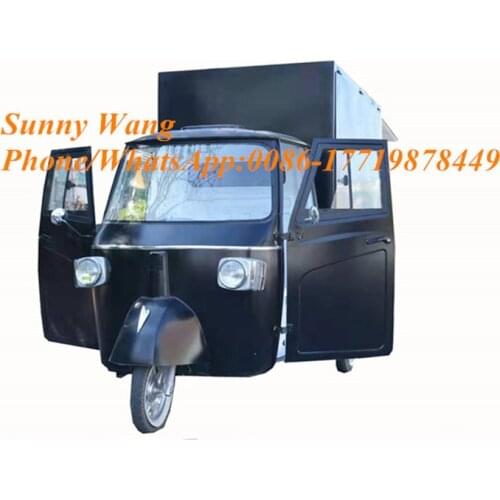 2021 New Arrival Electric Tricycle for Adults Motorcycle Cargo Tricycles Vehicle Mobile Truck Coffee Hot Dog Food Cart for Sale