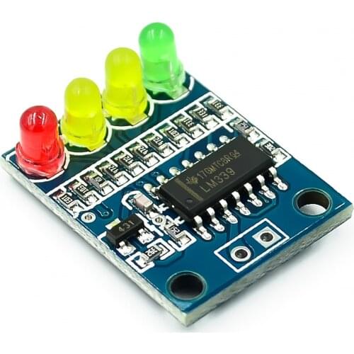 12V Electric Quantity 4 Power Indicator Battery Detection Module For Arduino TOP