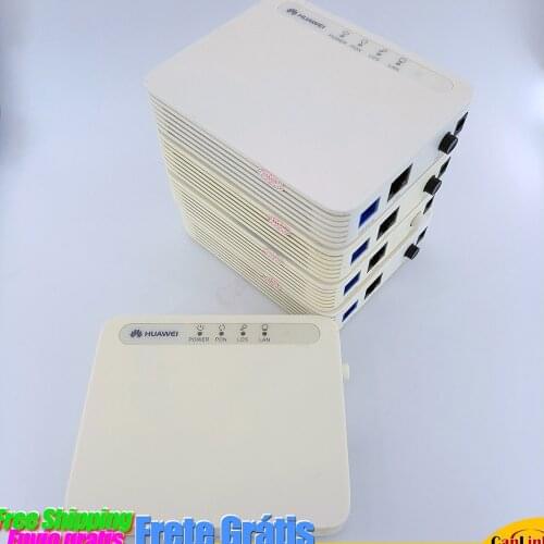 50/100pcs High value HUAWEI HG8010 FE GPON EPON Terminal ONU FTTH fiberhome Secondhand modem ONT with newest English Firmware