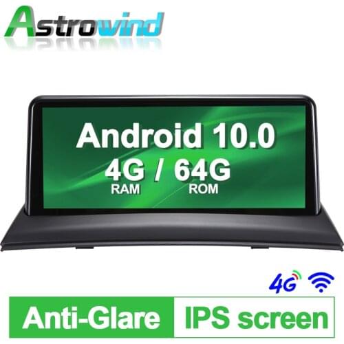 10.25 inch 8 Core 4G RAM 64G ROM Android 10.0 System Car GPS Navigation Media Stereo Radio For BMW X3 E83 2004-2009
