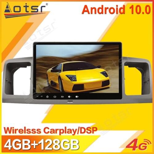 128GB Android Car Multimedia Stereo Player For Toyota Corolla 2010 2011-2014 Tape Radio Recorder Video GPS Navi Head Unit 2 Din