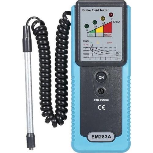 2021 Automobile Brake Fluid Tester Oil Moisture Water Detection Probe For Auto DOT3 DOT4 DOT5 EM283A Diagnostic Tool Instrument
