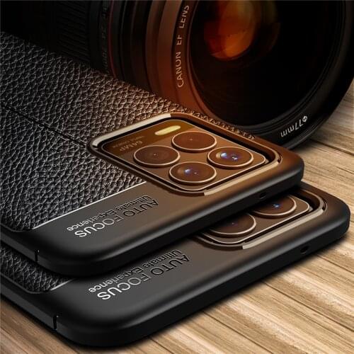 For Cover Realme 8 Pro Case Soft Silicone Shockproof Armor Bumper Leather Back Cover For Oppo Realme 8 Phone Case Realme 8 Pro