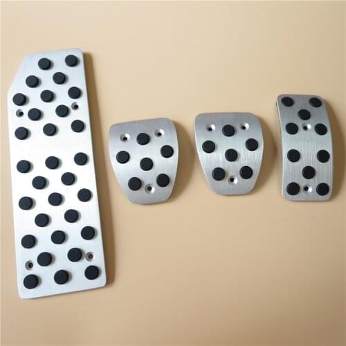 DEE Car Accessories For Nissan Sunny Fuel Brake Foot Rest AT/MT pedals Plate Non slip Accelerator brake pedal Pads Styling