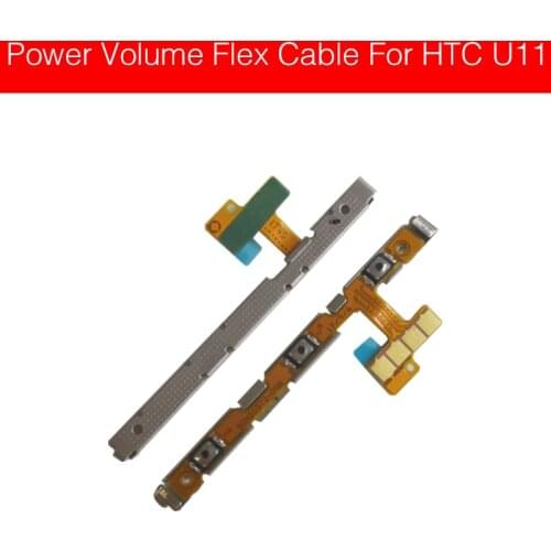 Power & Volume Flex Cable For HTC U11 U 11 On / Off Power Side Key Button Switch Flex Ribbon Cable Replacement Repair Parts