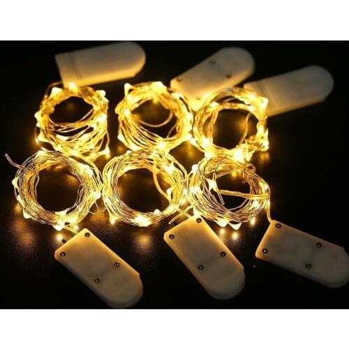 20 Leds Christmas Lights Indoor 2M String LED Copper Wire Fairy Lights for Festival Wedding Party Home Decoration Lamp