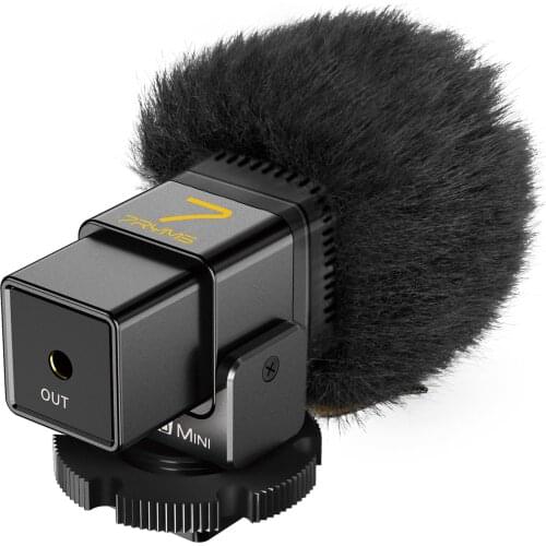 Mini Video Cardioid Condenser Microphone Camera Mic Plug-and-Play 3.5mm Interface for Camera Smartphone Vlog Live Streaming