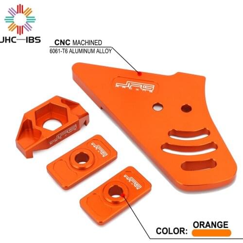 Motorcycle Aluminum Chain Guide Adjuster Kit For KTM SX50 06-18 PRO SENIOR LC 04-05 Junior 09 MINI 09-18 SXS50 11-13 Dirt Bike