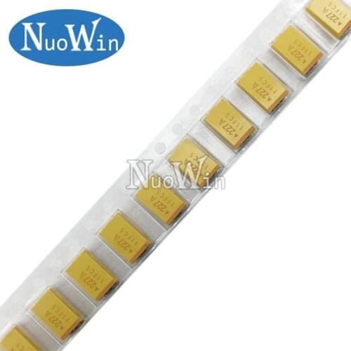 10pcs Type D 100UF 150UF 220UF 330UF 470UF 680UF Tantalum Capacitor 2.5V 4V 6V 6.3V 10V 16V 25V 35V 50V 4.7/6.8/10/15/22/33/47UF