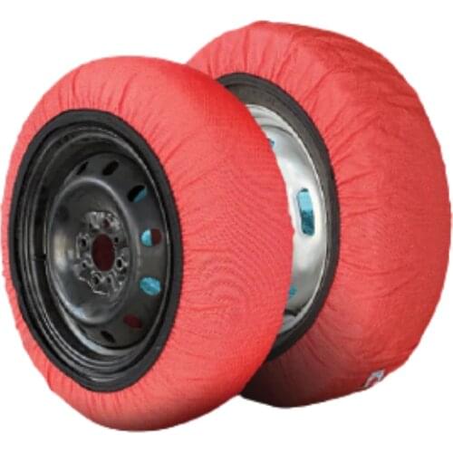 Red snow socks for cars snow chain provides 100% traction on snowy and icy roads Tire Chains Free shipping