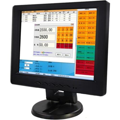 Newest Fashion 10Inch Touch Screen Monitor Led Display Support USB,VGA ,DVI,DC interface for Hotel,Bedroom,Kitchen