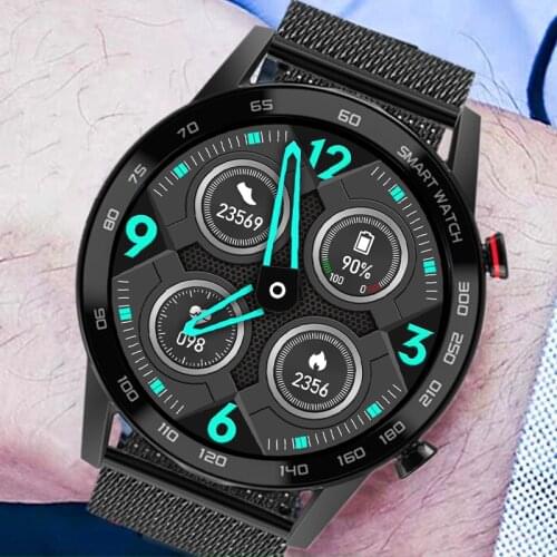 For Huawei Xiaomi Android Apple Phone Smartwatch 2021 Men 360*360 ECG PPG Smart Watch Men Android Bluetooth Call IP68 Waterproof