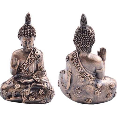 Resin Buddha Statue Resin Garden Buddha Retro Buddha Statue Meditating Buddha Statue Garden Ornament Statue