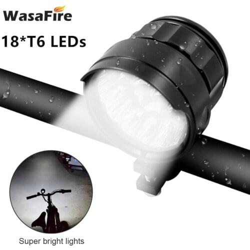Super Bright 40000 Lumens Bike Light 18* XML T6 LED Bicycle Front Light MTB Headlight 3 Modes Cycling Headlamp Bike Lantern