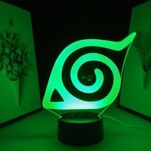 3D LED Night Light Anime Logo Lamp for Child Bedroom Decoration Light Birthday Gift Nightlight Manga Acrylic Table Lamp