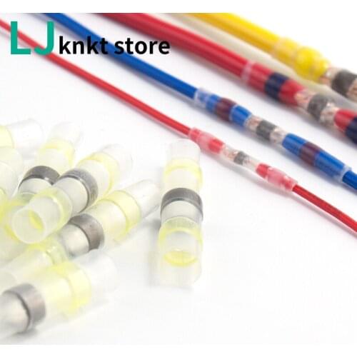 Heat shrink butt connectors solder shrinkable tube Waterproof connector SST 10/20/50/100pcs bag ring bag insulation terminal