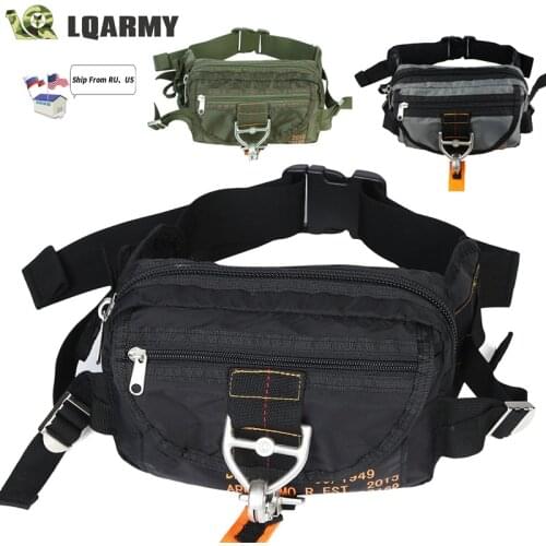 Nylon Tactical Pockets Hunting Pack Multi-function Outdoor Sports Storage Bag Deployment Bag Military Waist Hiking Fanny Pack
