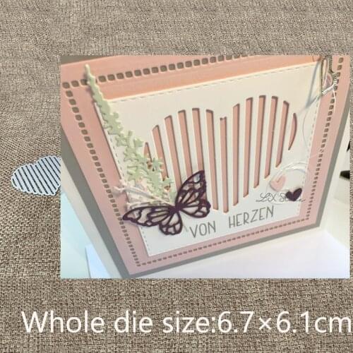 XLDesign Craft Metal Cutting Die Scrap cut dies stripe heart decoration scrapbook Album Paper Card Craft Embossing die cuts