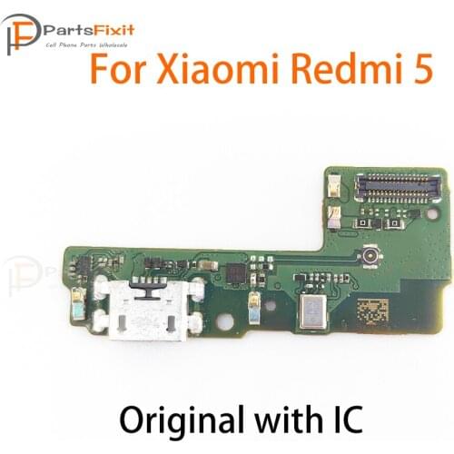 USB Charging Dock Port Flex For Xiaomi Redmi 5 Charging Port Board Dock Connector Micro USB Charger Board Parts Flex Replacement
