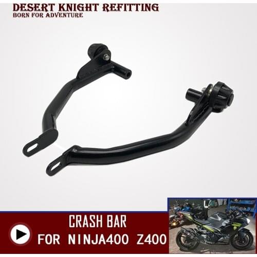 Engine Guard Crash Protector For Kawasaki NINJA 400 Z400 2017-2021 Fall Protection Bar Z 400 NINJA 400 Motorcycle Accessories