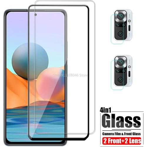 Screen Protection Glass For Xiaomi Redmi Note 10S Glass 10 Pro Max Camera Protectors On Xiomi Redmi Note10 S Len Protective Film