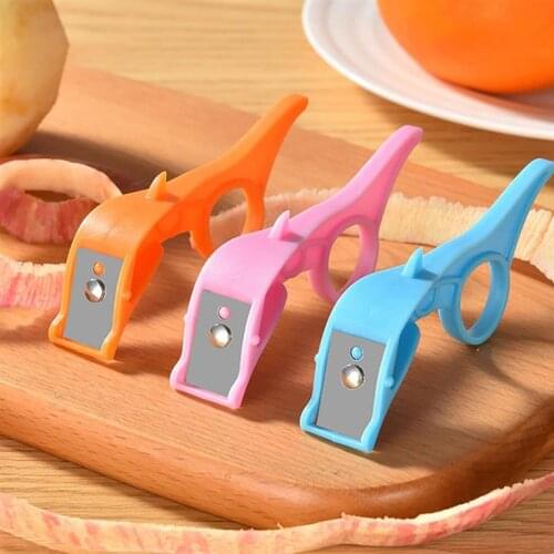 1PCS Fruit Peeler Plastic Portable Multifunctional Orange Peeler Vegetable Peeler Potato Peeler Cutter Fruits Vegetables Tool