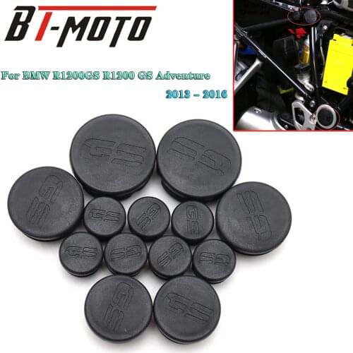 For BMW R1200GS R1200 GS Adventure R 1200 GS LC 2013-2016 Motorcycle Frame Hole Caps Caps Caps Set Decor Accessories 13piece
