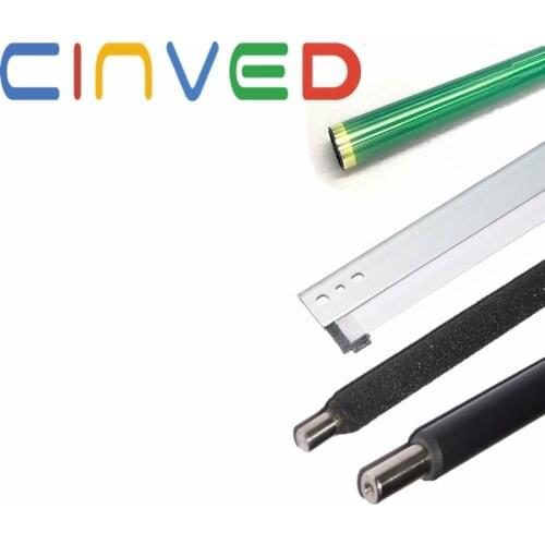 2SETX New Bizhub C258 OPC Drum+Drum Cleaning Blade+Charge Cleaning Roller+C308 PCR Roller For Konica Minolta C258 C308 C368 C458