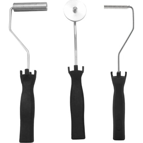 3pcs 31cm Fiberglass Roller Kit Bubble Paddle Tool Laminating Roller Kit for FRP Mould Tool Brush Roller Drop Shopping