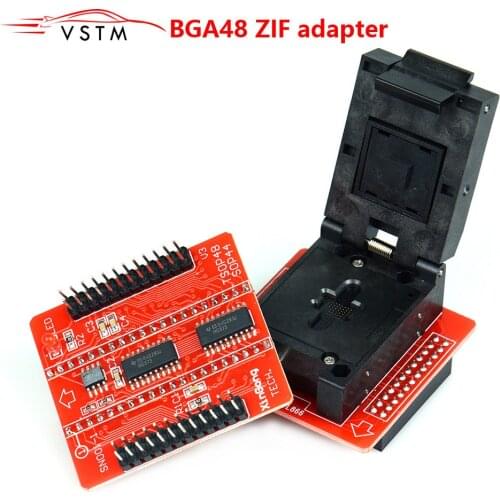 Best quality BGA48 Adapter with 1.8V TSOP48 BGA63 base boad for NAND TL866II PLUS TL866A TL866CS flash programmer